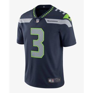 Men's Seattle Seahawks Russell Wilson Navy Vapor Limited Jersey